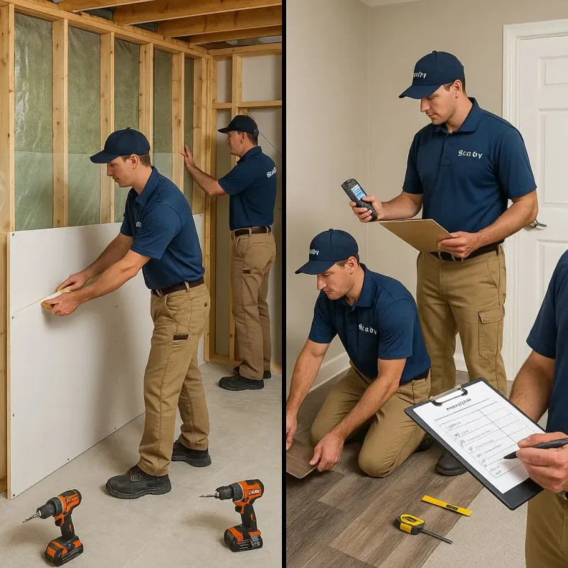 Repairs and Reconstruction process in Kenosha County, WI